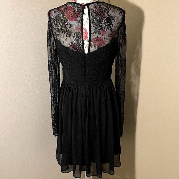 FOREVER NEW | Lilly Lace Soft Prom Dress | Black | Size 14 - Picture 14 of 16